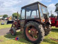 Zetor 6718 tractor with Quicke loader, February 1973. Been stood for some time, undercover, all glass in cab. No V5 - 3