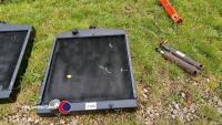Large unused engine radiator