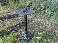 Cast iron weather vane/sun dial