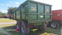 Weeks 11T corn trailer c/w hydraulic end door - 3