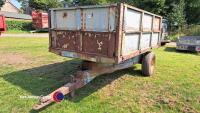 Weeks 5T steel body Hi Lift tipping trailer