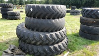 John Deere 8000 series rowcrop wheels 380/90/50 & 380/85/34