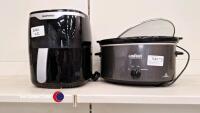 Daewoo double air fryer plus family size Crofton slow cooker