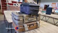 3 x hand luggage suitcases