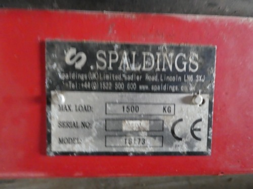 Spaldings 18173 1500kg wheel changer