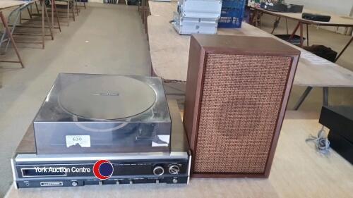 Lloytron music centre with 8-track and speaker