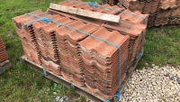 220 x Marley interlocking roof tiles, Mendip double pantile design, thought be Mosborough Red
