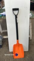 Plastic muck shovel