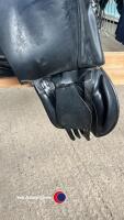 18 inch, black GP Saddle by Kings (The Crown Saddlers) 8.5 inch D to D Lovely comfortable saddle - 6