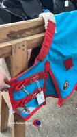 3ft6' No fill turnout rug - blue - 2