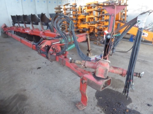 Kverneland PB100 6F auto reset semi mounted reversible plough