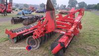 Kverneland Qualidisc 3000 3m disc cultivator c/w press packer, 2013, pins in office - 2