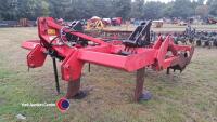 Spaldings 12906 3 leg subsoiler c/w auto reset legs, rear packer roller