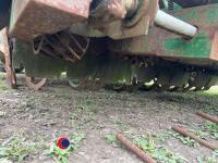 Garford Victor 6 row beet harvester with front topper, control box in office - 5
