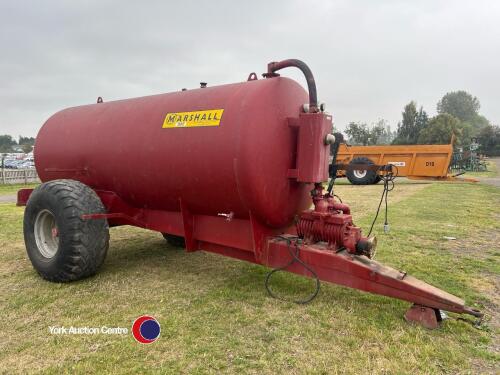 Marshall 1500 gallon slurry tanker