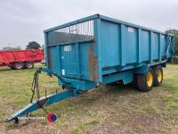 Armstrong and Holmes 14T twin axle grain tipping trailer 2003 - 2