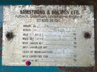 Armstrong and Holmes 14T twin axle grain tipping trailer 2003 - 6