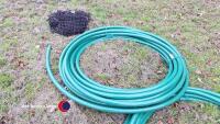 High pressure hose, internal diameter 1.25', external 1.5', approx 100ft