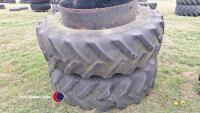 Set of Goodyear 16.9R38 dual wheels - 4