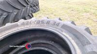 Pair 16.9R34 new type Continental tyres - 3