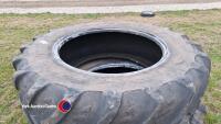 Pair of tractor tyres 460/85/38 - 2