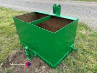Tractor counter weight ballast box, 3 point linkage - 2