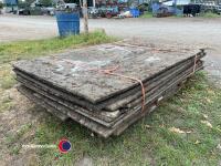 10 x 74in x46in cow cubicle mats
