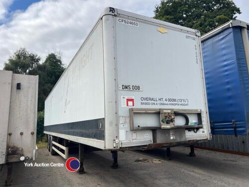 45ft tri-axle tandem axle box trailer