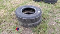 xo Ifor Williams tyres 7.50/16