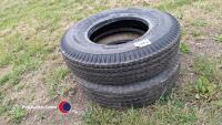 xo Ifor Williams tyres 7.50/16 - 4