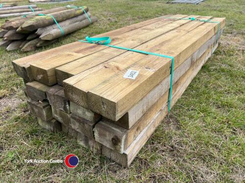 20 x 1.8m x 125mm x 75mm Treated fence posts