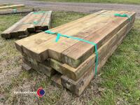 20 x 1.8m x 125mm x 75mm Treated fence posts - 3