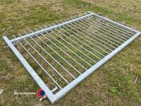 Very heavy duty galvanised gate with hinges