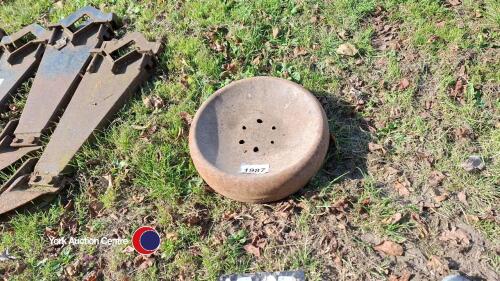 Lemken plough depth wheel