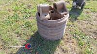 7x Cambridge roller ring sections and 2x J Wood & Sons (Driffield) cast bearings