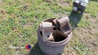 7x Cambridge roller ring sections and 2x J Wood & Sons (Driffield) cast bearings - 2