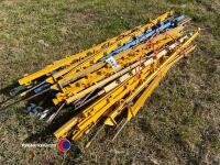 Bundle of approx 50 x electric fence stakes