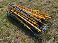 Bundle of approx 50 x electric fence stakes - 2