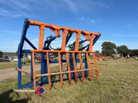 8ft push off buckrake on Manitou brackets - 2