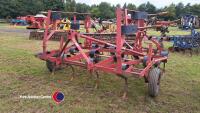 Kongskilde Vibroflex 4m cultivator with following rocats, parts in office