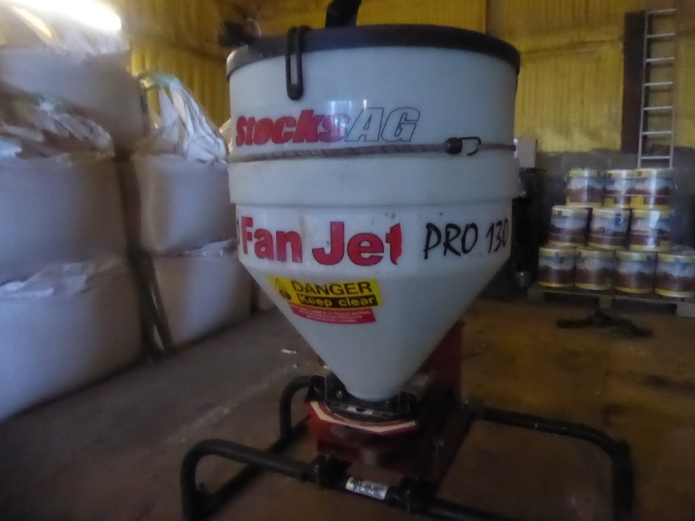 2011 Stocks Ag FanJet Pro 130 slug pelleter Stephensons Rural farm