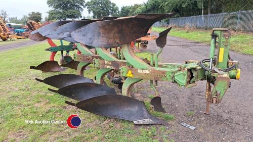 Krone Mustang SL 120 3F auto reset plough. Original mouldboards approx half worn. Springs and wearing metal inter-changeable with Kverneland. Owned from new