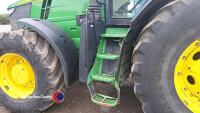 John Deere 7270R 4wd tractor c/w front linkage, cab and front suspension, Vario auto power, 50km/hr, 9095hrs, GN64 AZO, key in office - 6
