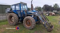 Ford 7610 4WD tractor c/w Howard loader, C289 MMR key in office - V5 in office