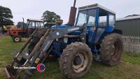 Ford 7610 4WD tractor c/w Howard loader, C289 MMR key in office - V5 in office - 2