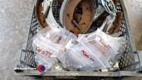 Genuine new Knott trailer brake shoes and full service kit, 2 x axle sets 200x50mm - 3