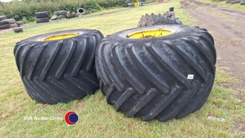 Pair Goodyear 66x43.00-25 Terra tyres