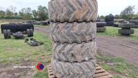 4 x Michelin 460/70/24 tyres - 2