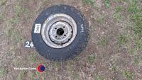 Pair of 10' mini wheels and tyres - 2