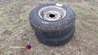 Pair of 10' mini wheels and tyres - 4